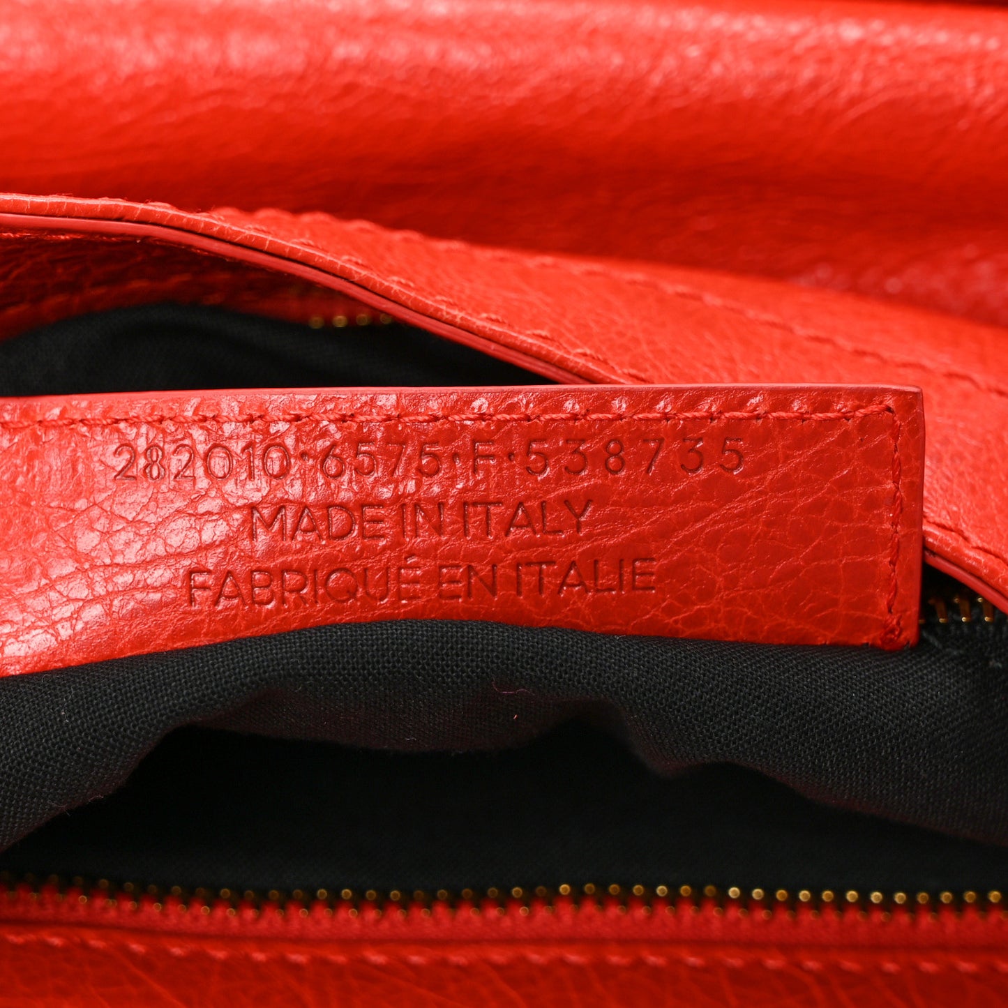 Agneau Giant 12 Gold Hardware Velo Rouge Cardinal