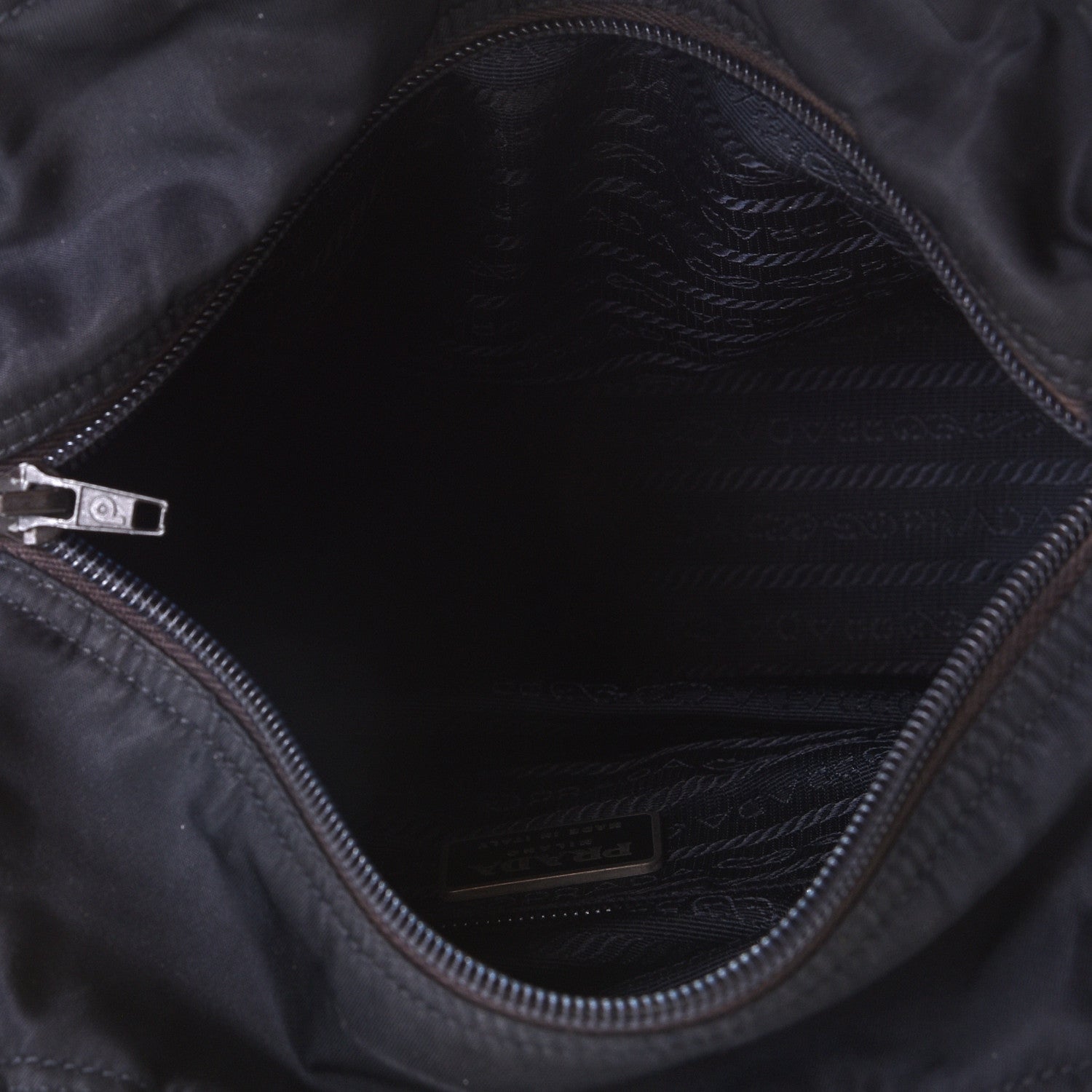 Prada Tessuto Nylon Shopping Tote Black 6 of 7