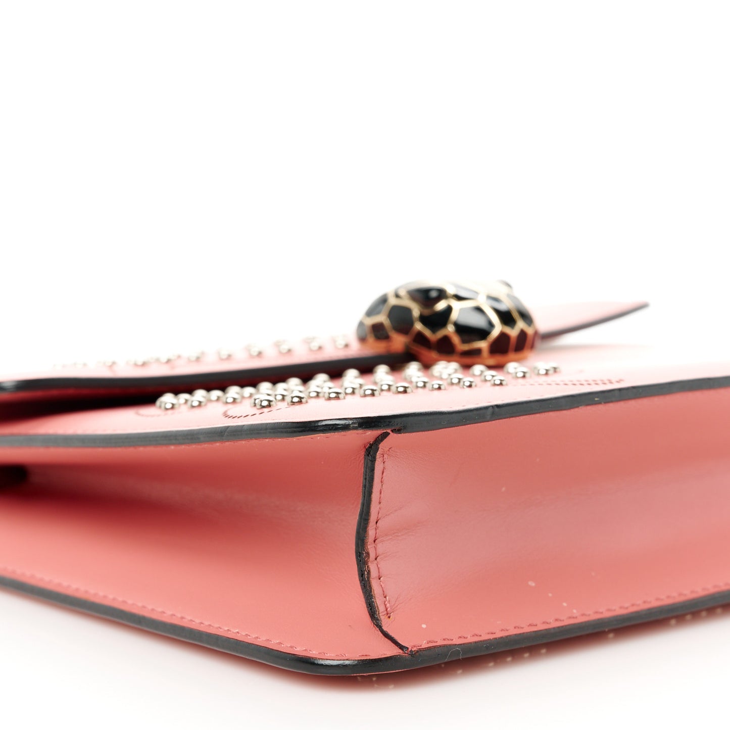 Nappa Embellished Serpenti Forever Crossbody Pink