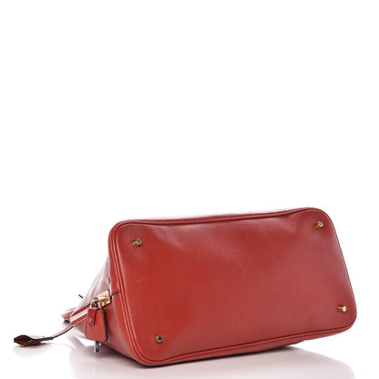 Prada Saffiano Frame Bowler Red 4 of 17