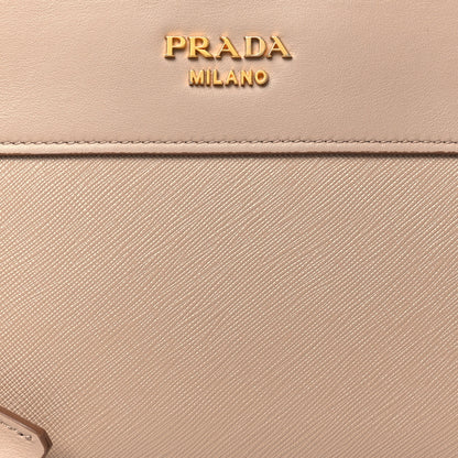 Prada Saffiano Soft Calfskin Bandoliera Bag Cammeo 8 of 10