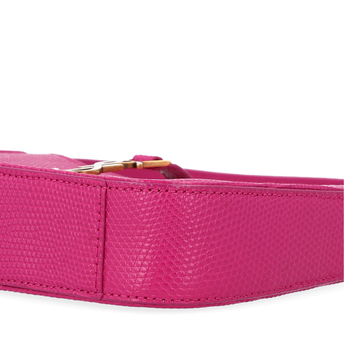 Calfskin Lizard Embossed Le 5 A 7 Mini Hobo Acid Pink
