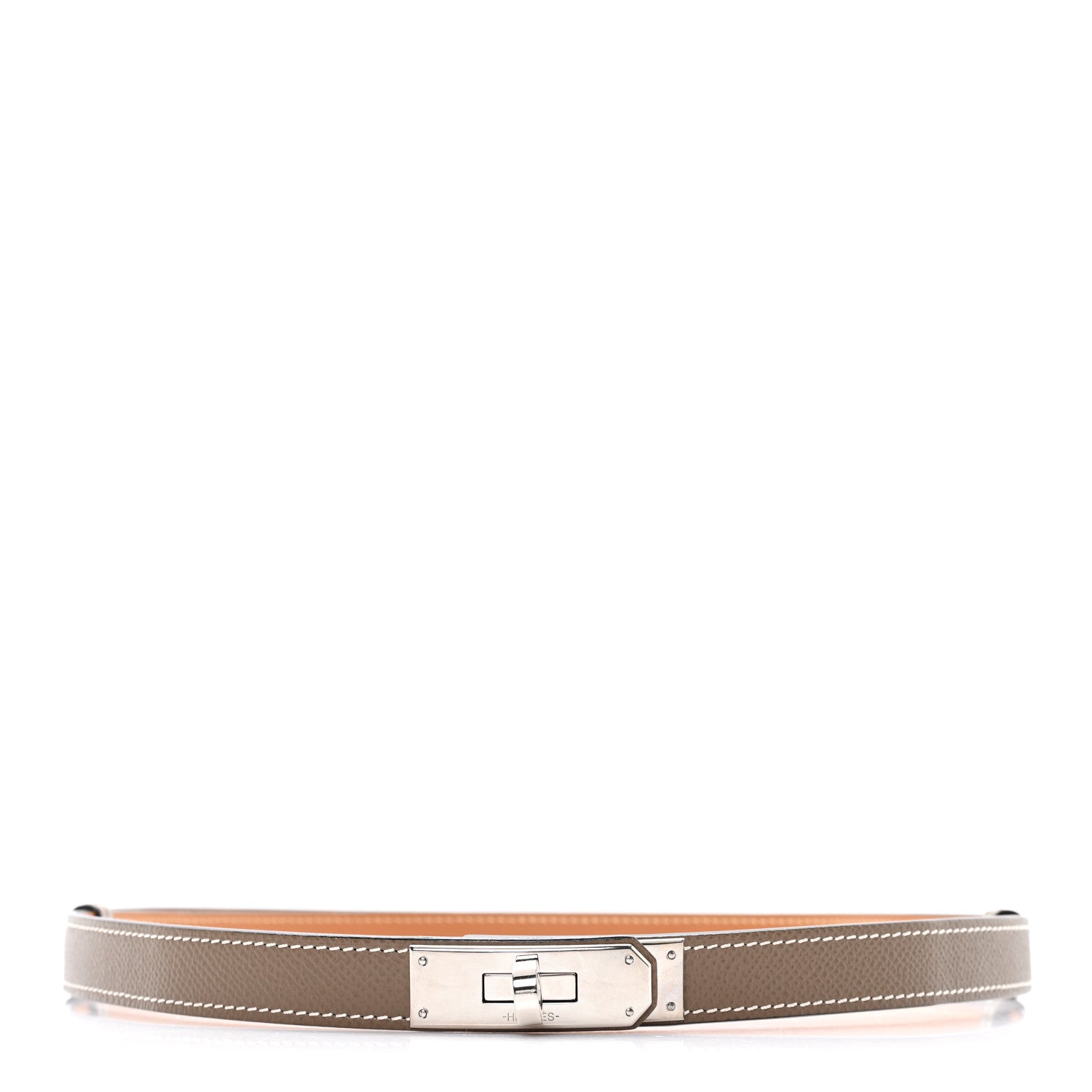 Hermes Epsom Kelly Belt Etoupe 1 of 4