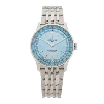 Breitling Stainless Steel 41mm Navitimer Automatic Watch Ice Blue A17329171C1A1 1 of 5