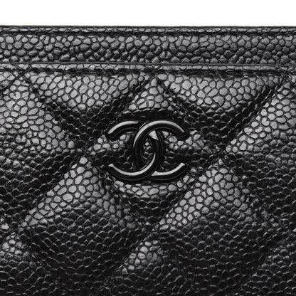 Chanel Caviar Quilted Incognito Card Holder Black 11 of 12