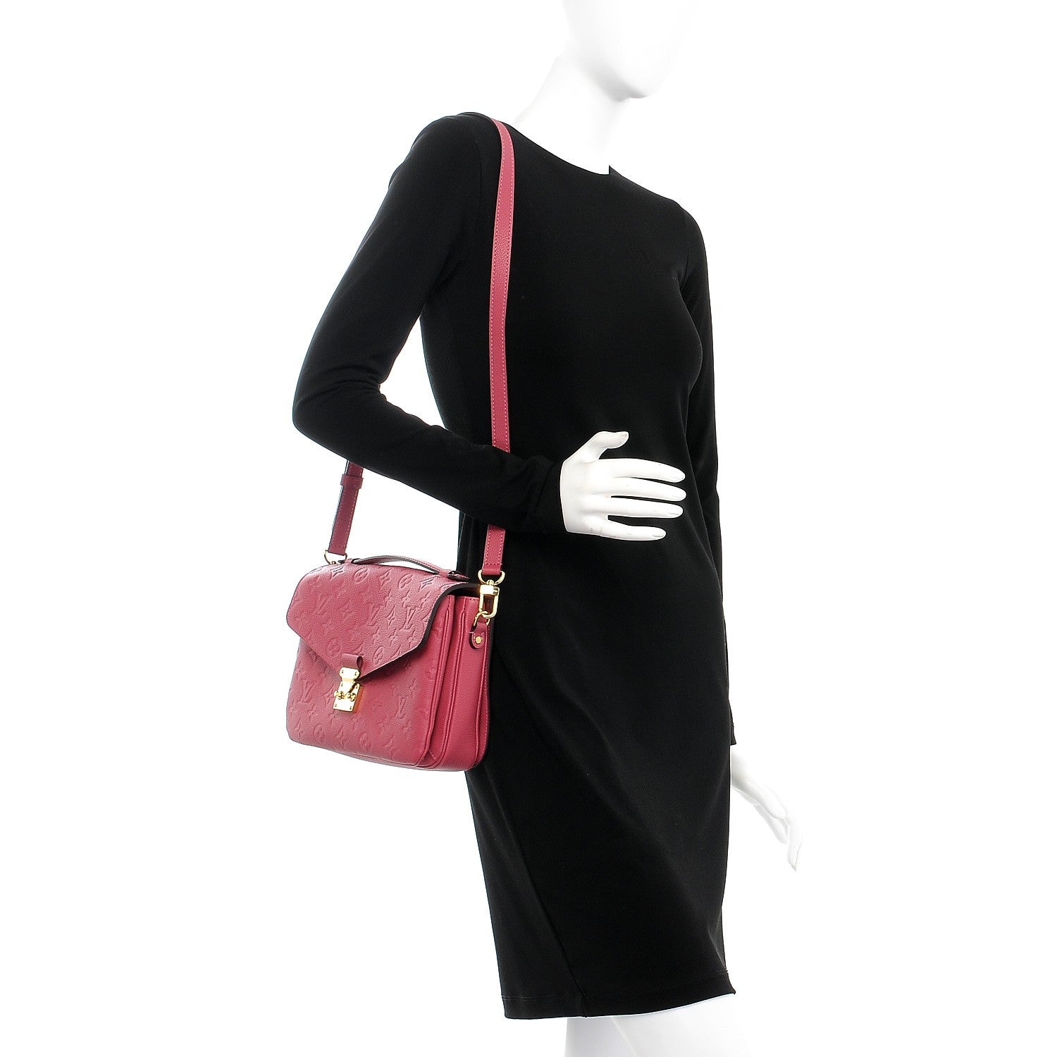 Louis Vuitton Empreinte Pochette Metis Rose Bruyere 2 of 7