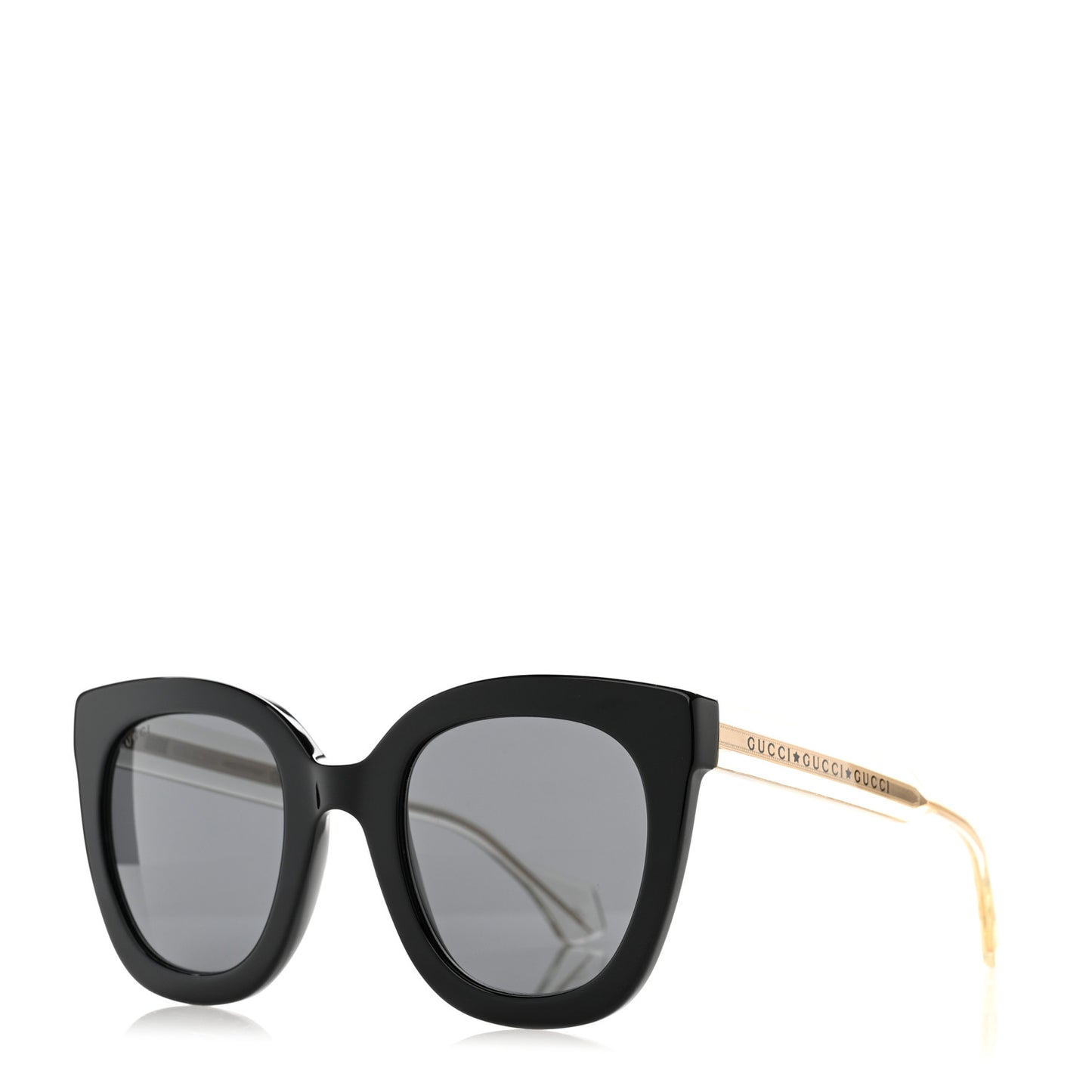 Acetate Crystal Sunglasses GG0564S Black Grey