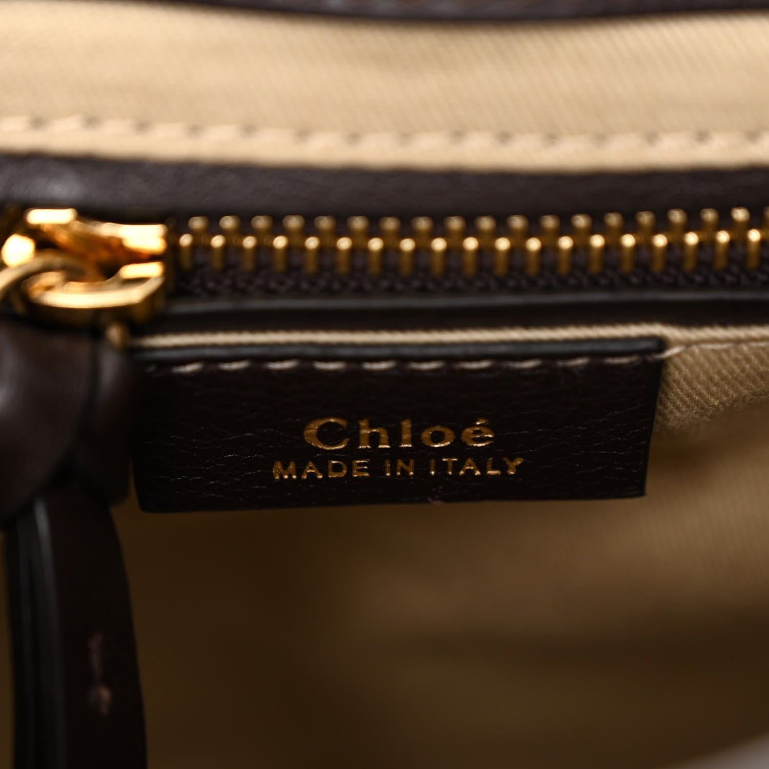 Chloe Suede Calfskin Medium Faye Backpack Dark Brown 6 of 10