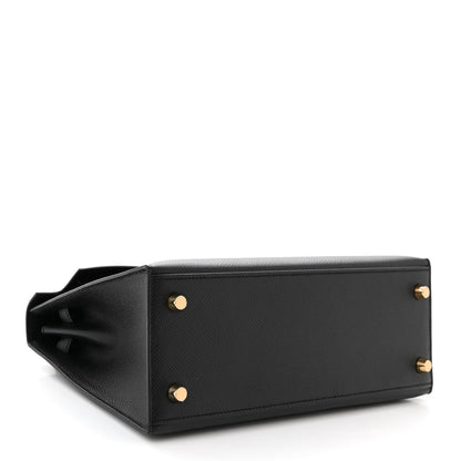Hermes Epsom Kelly Sellier 25 Black 4 of 11