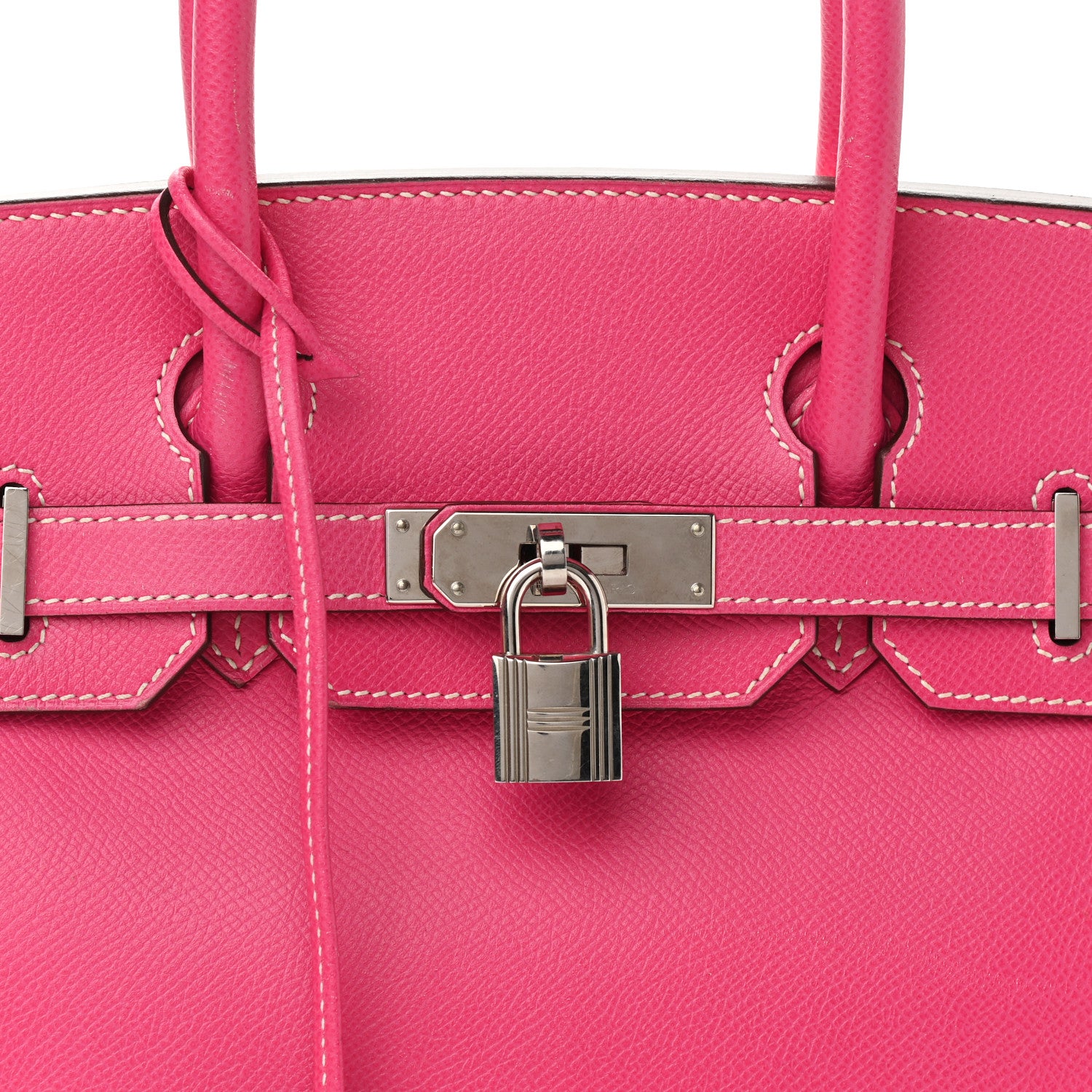 Hermes Epsom Candy Birkin 30 Rose Tyrien Rubis 8 of 21