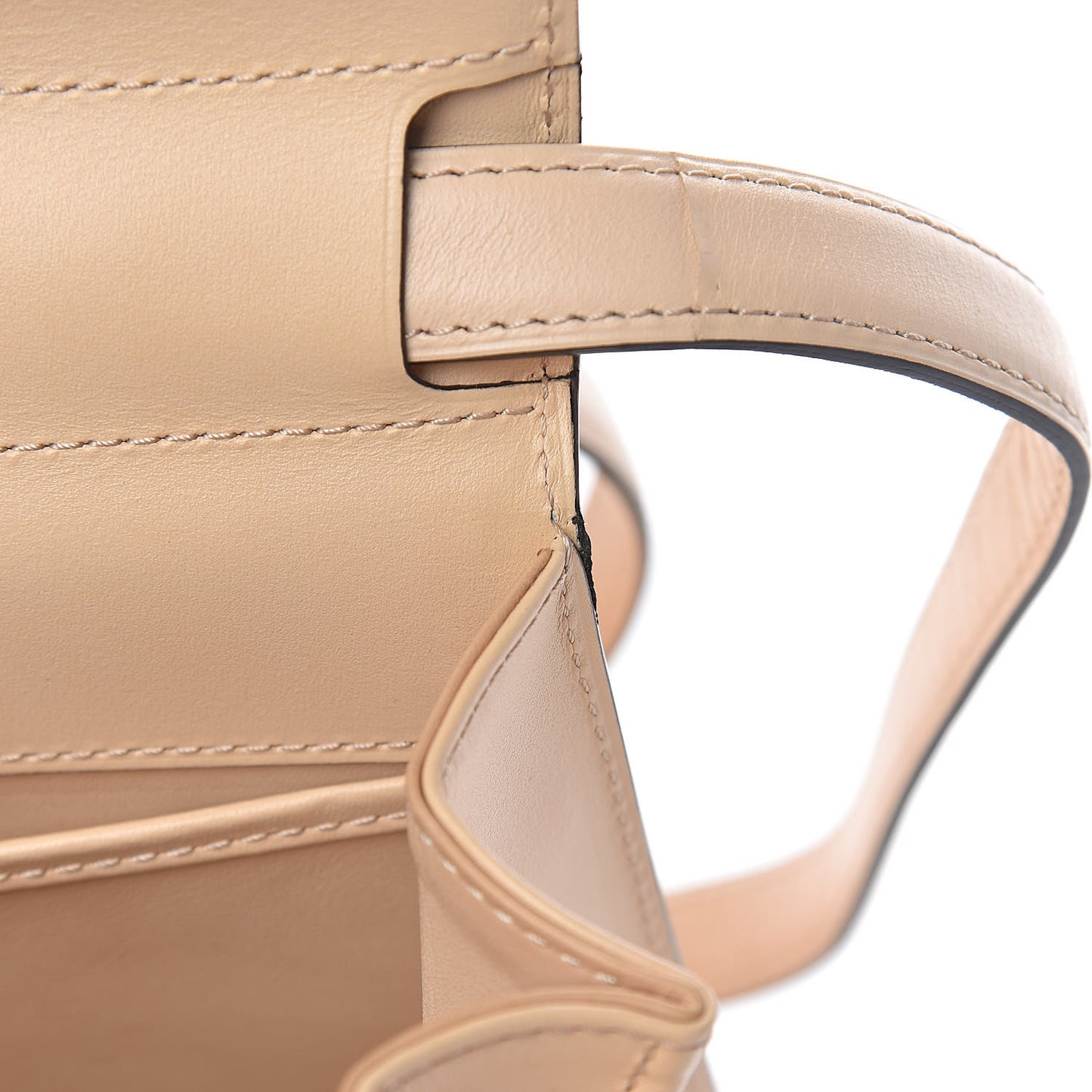 Calfskin Mini Brillant Satchel Nude