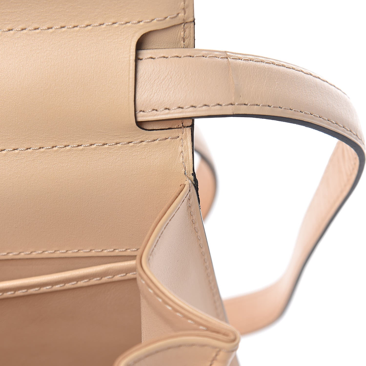 Delvaux Calfskin Mini Brillant Satchel Nude 9 of 12