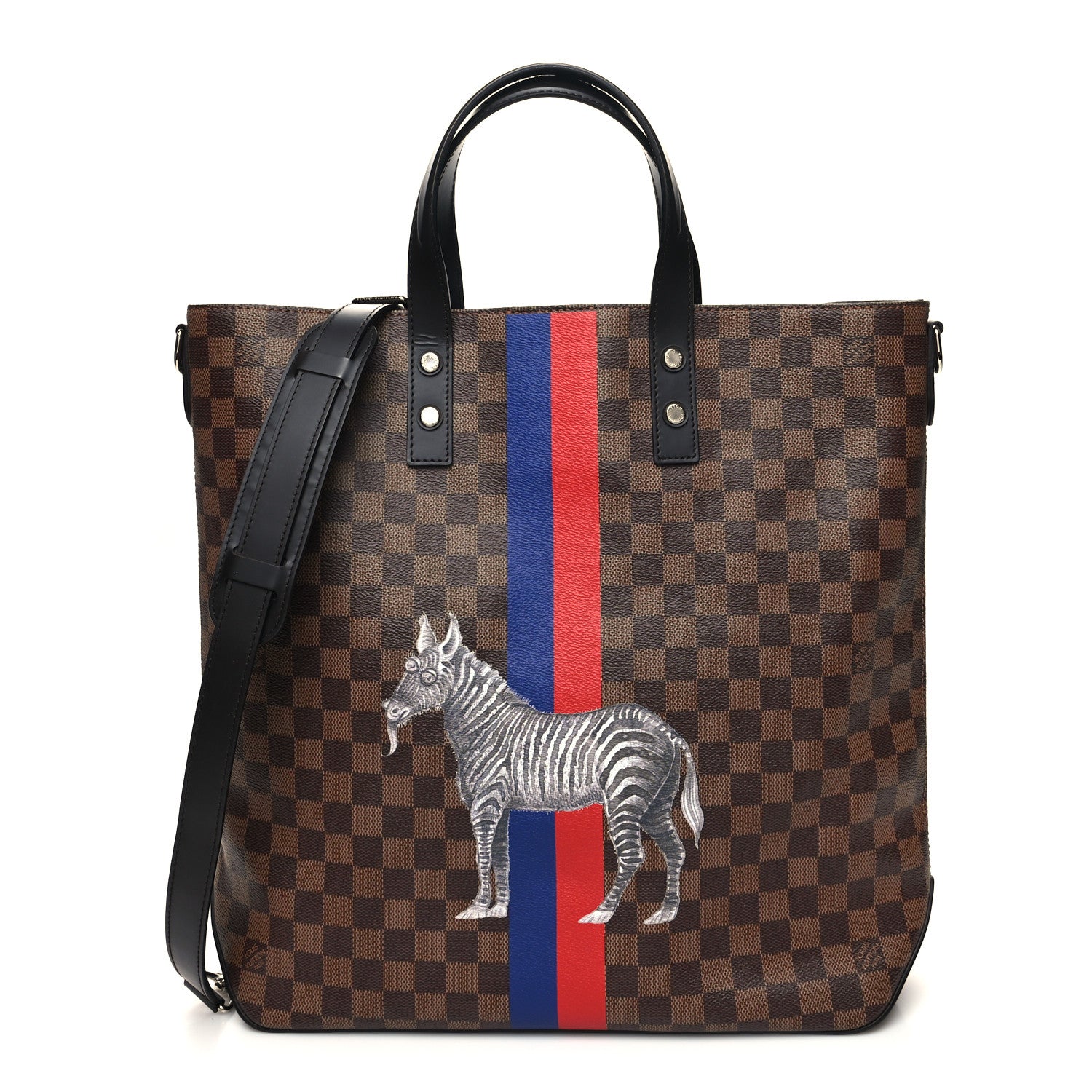 Louis Vuitton Savane Damier Ebene Zebra Atlas Tote 1 of 12