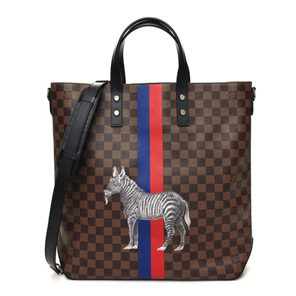 Louis Vuitton Savane Damier Ebene Zebra Atlas Tote 1 of 12