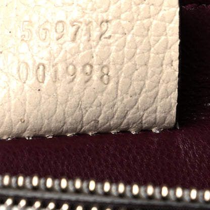 Gucci Grainy Calfskin Small Zumi Top Handle Bag Mystic White 11 of 11