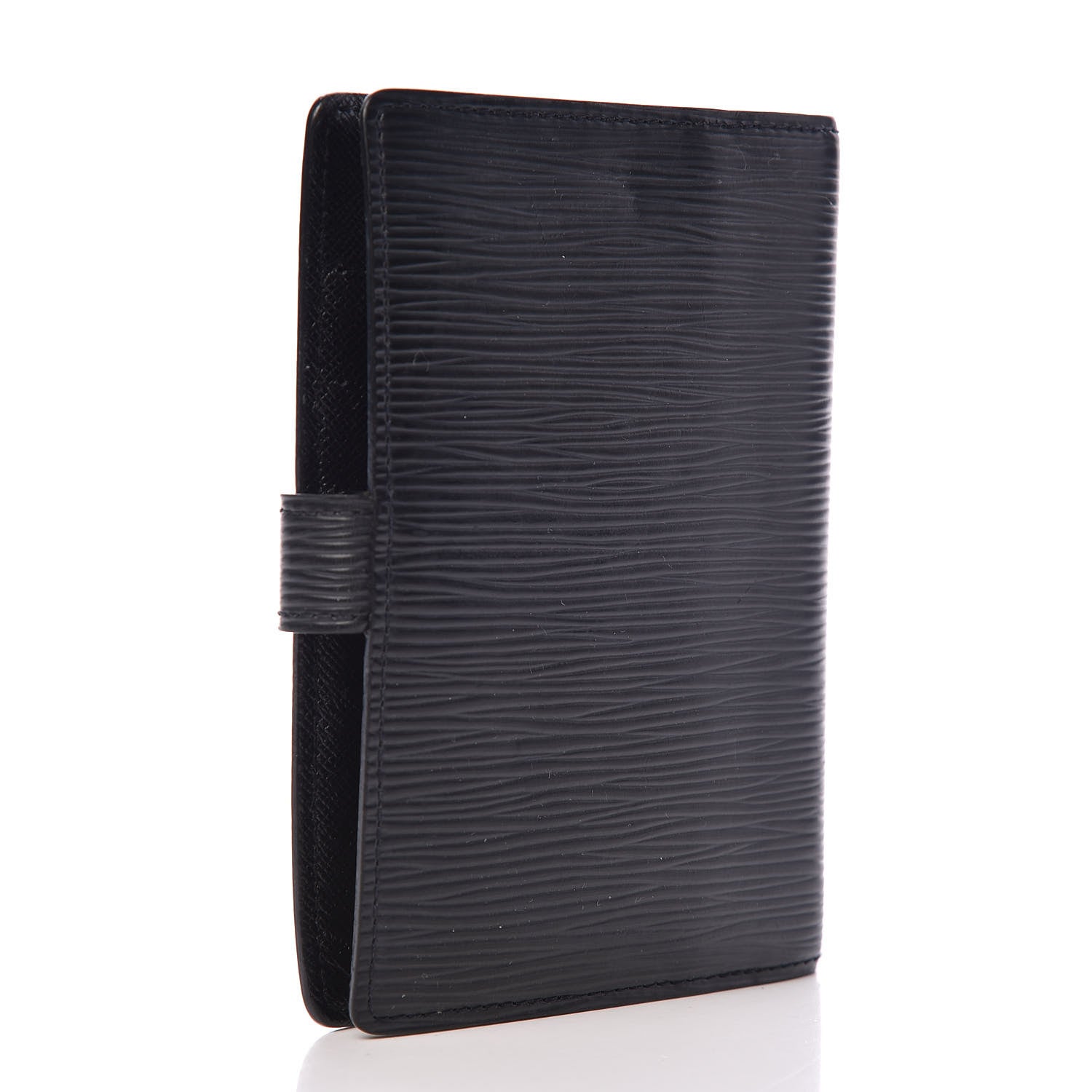 Louis Vuitton Epi Small Ring Agenda Cover Black 3 of 6