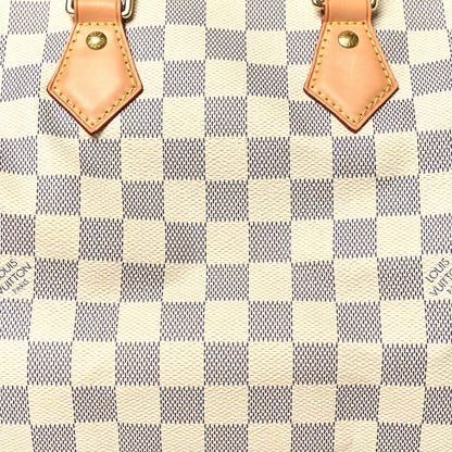 Louis Vuitton Damier Azur Speedy 25 7 of 10