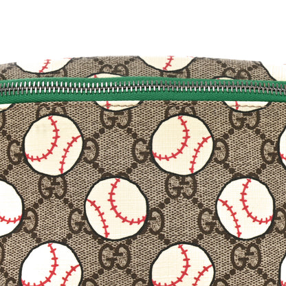 Gucci GG Supreme Monogram Baseballs Web Childrens Belt Bag 7 of 9