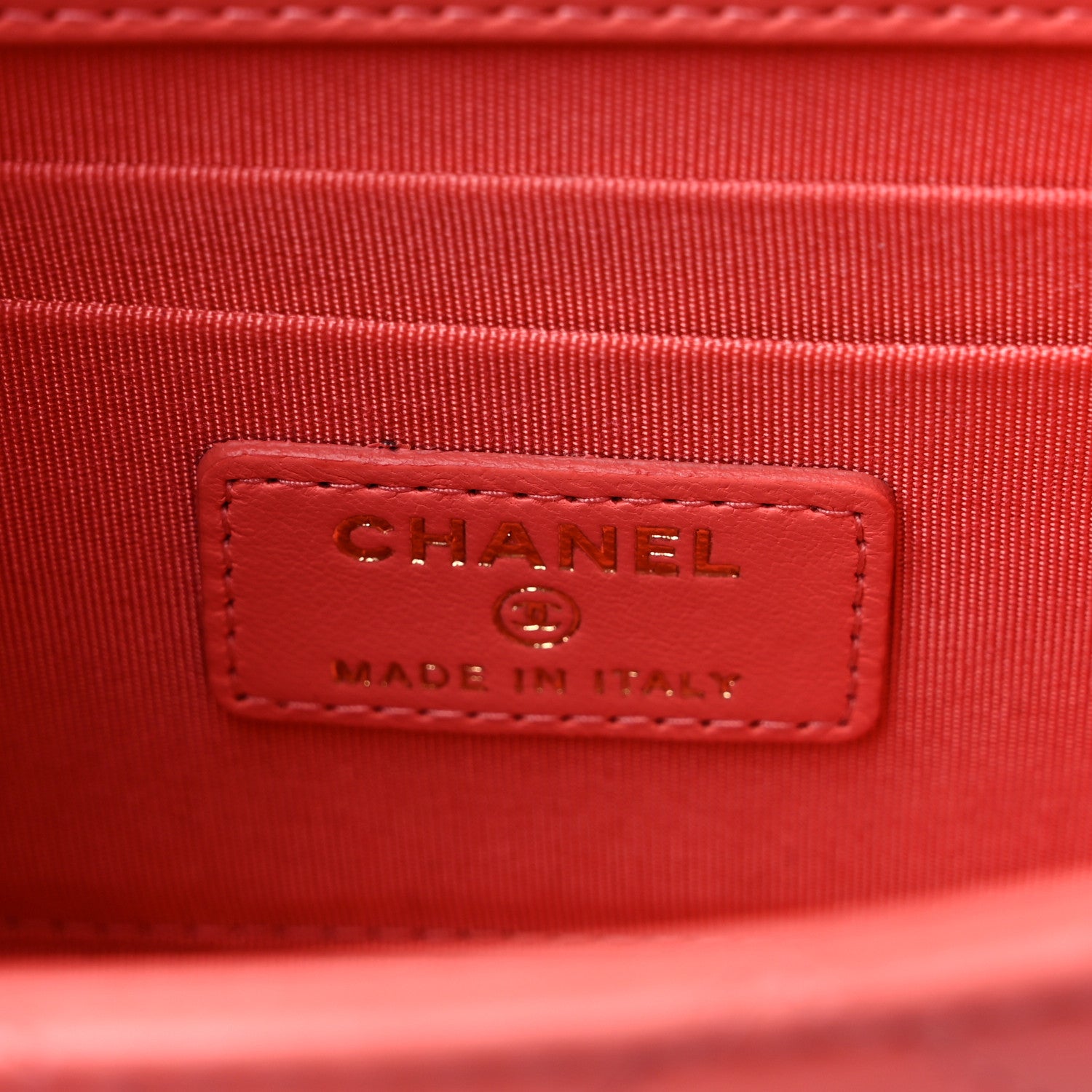 Chanel Lambskin Quilted Mini Trendy CC Clutch With Chain Coral Pink 6 of 10