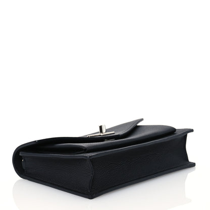 Louis Vuitton Calfskin My Lockme Chain Pochette Black 4 of 14