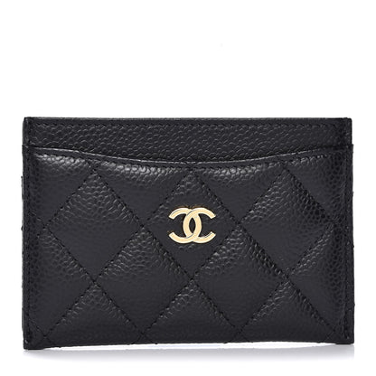 Chanel Caviar Quilted Card Holder Black 1 of 9