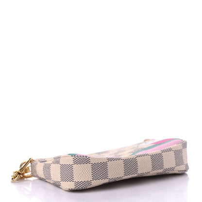Louis Vuitton Damier Azur 2016 Christmas Animation Mini Pochette Accessories 4 of 7