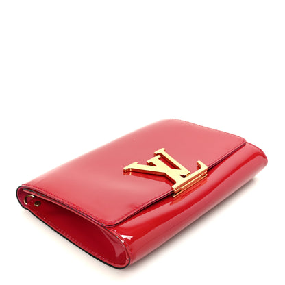 Louis Vuitton Patent Louise Clutch Rose Indien 4 of 8