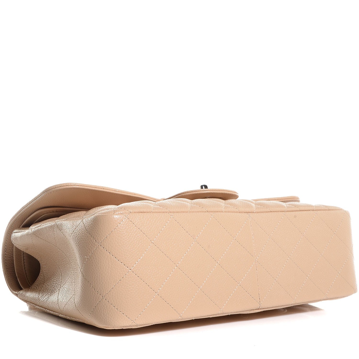 Chanel Caviar Jumbo Double Flap Beige Clair 4 of 9