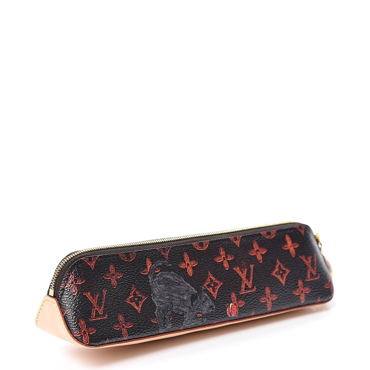 Catogram Elizabeth Pouch Orange Marron