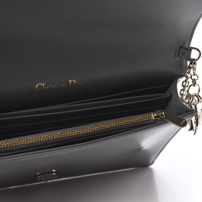 Christian Dior Patent Cannage Lady Dior Clutch Grey Stone 7 of 10