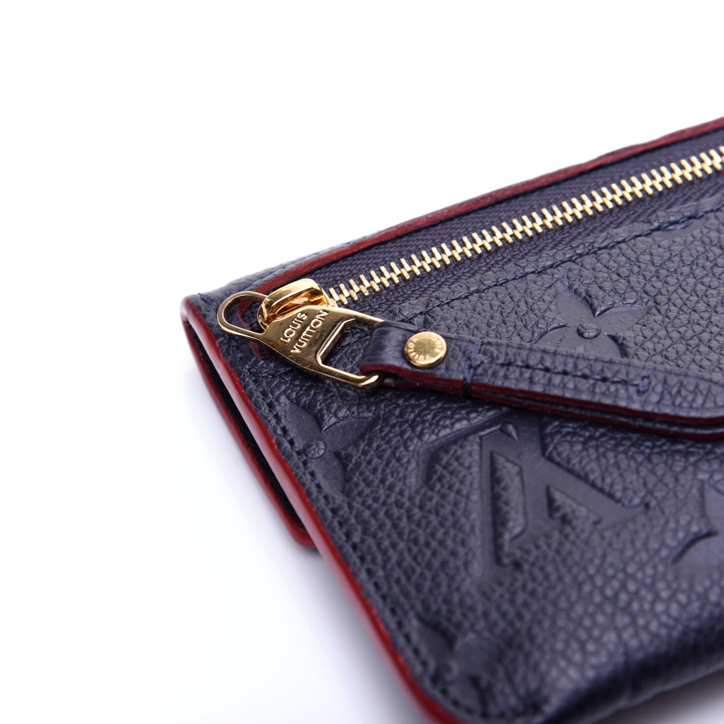Empreinte Key Pouch Marine Rouge