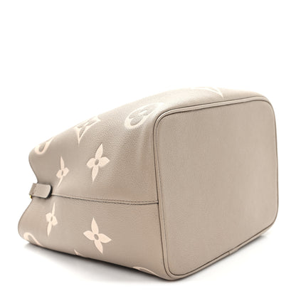 Louis Vuitton Empreinte Monogram Giant Neonoe MM Tourterelle Creme 5 of 10