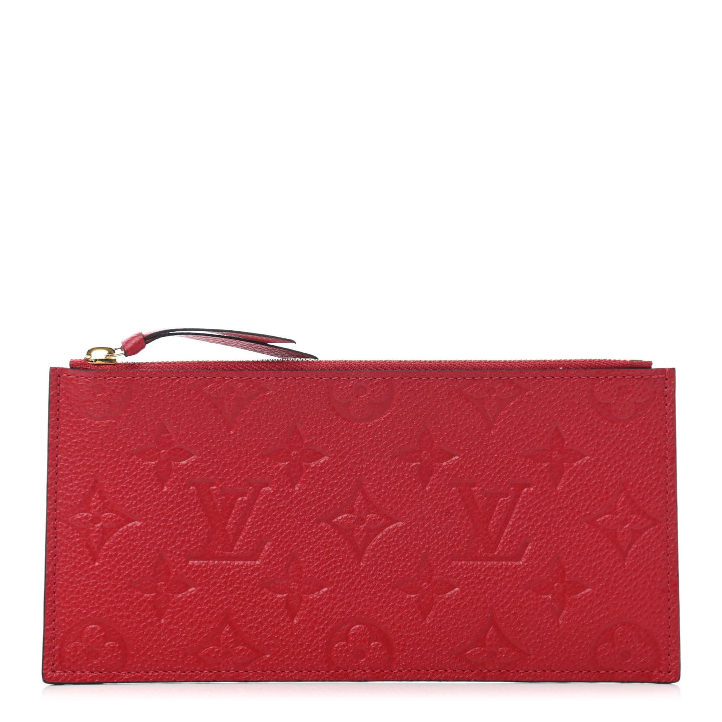 Empreinte Felicie Chain Wallet Zippered Insert Cherry