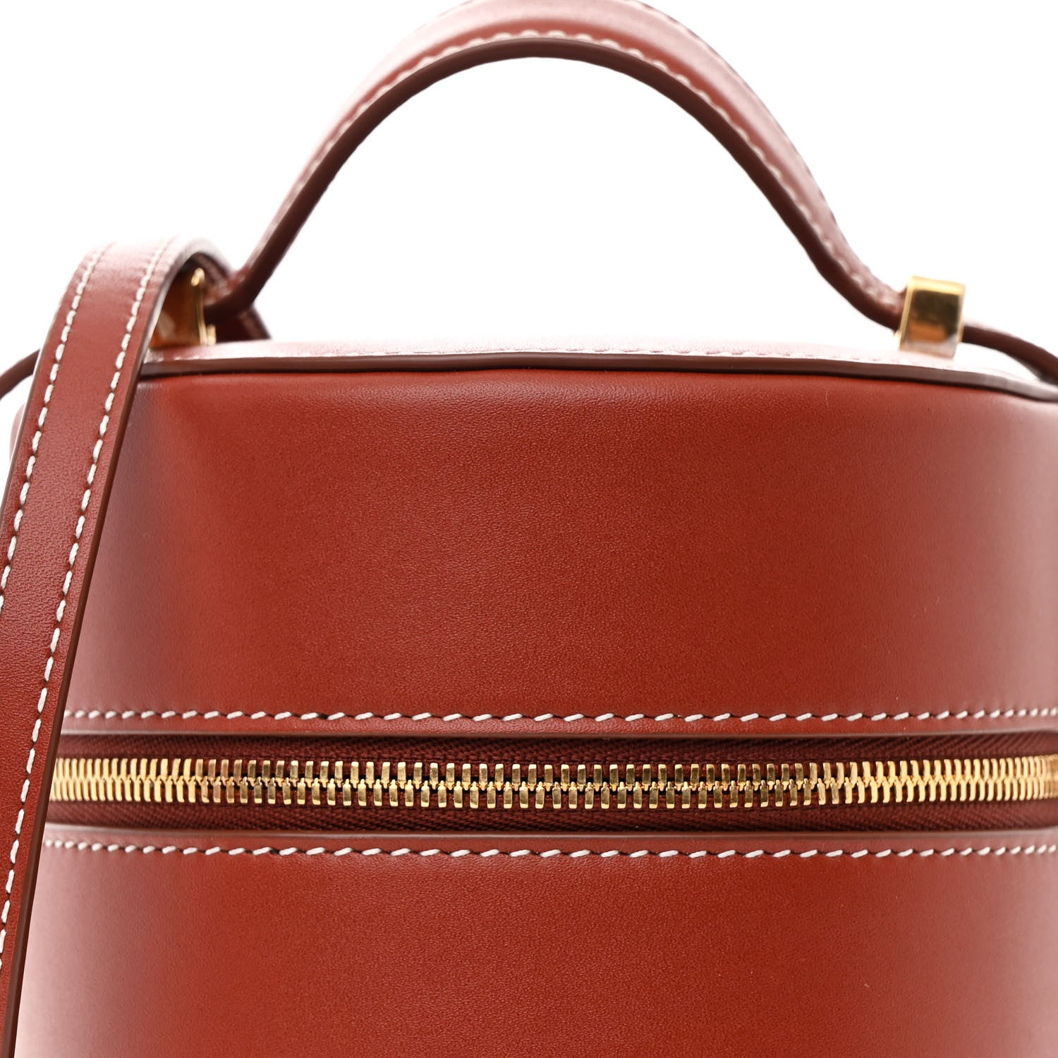 Loro Piana Smooth Calfskin Extra Case Medium Deep Kummel 7 of 9