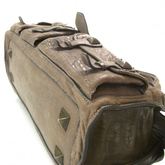 Chloe Leather Elvire Tote Taupe 6 of 15