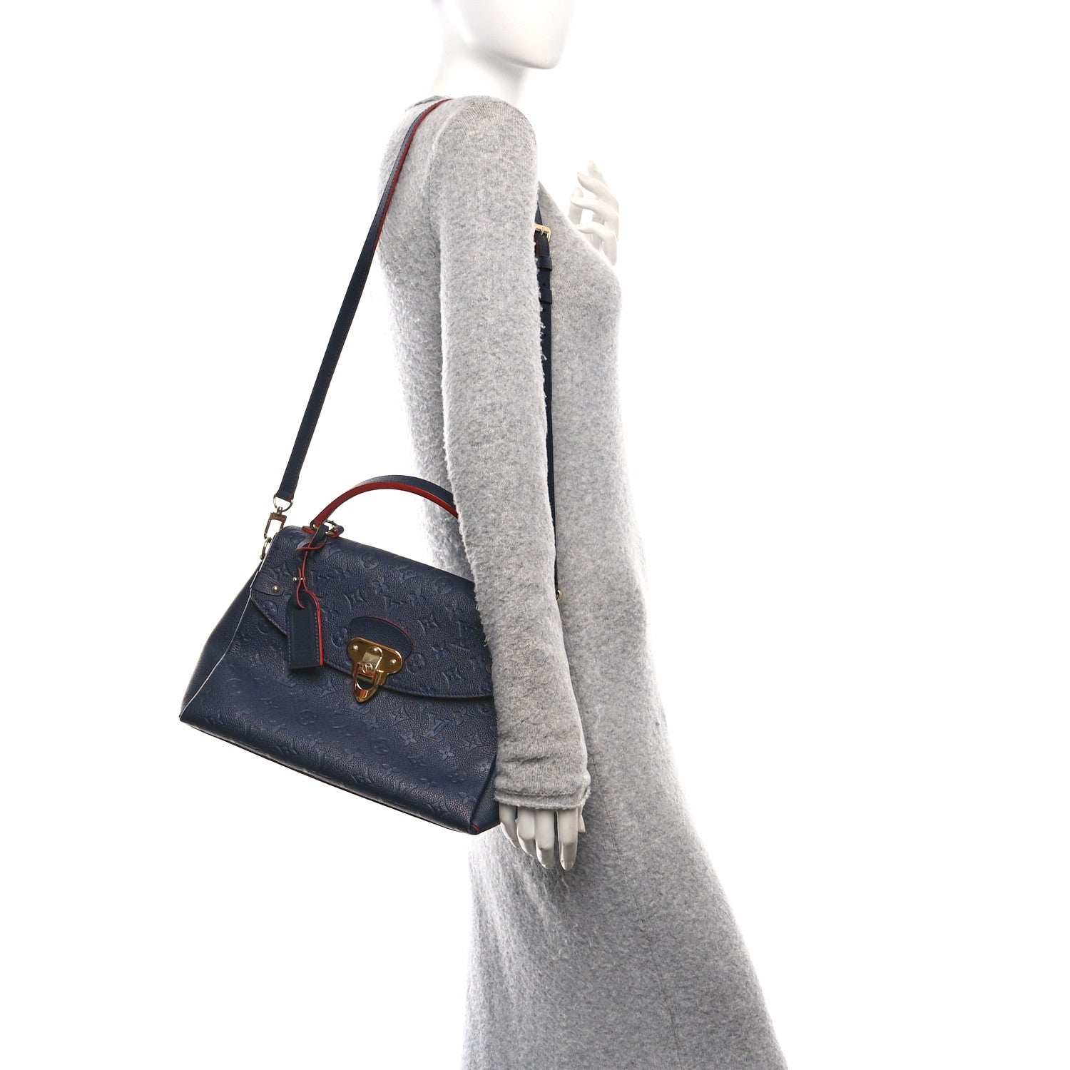 Louis Vuitton Empreinte Georges MM Marine Rouge 3 of 9
