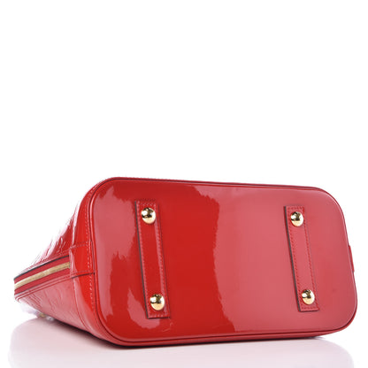 Louis Vuitton Vernis Alma PM Cherry 4 of 12