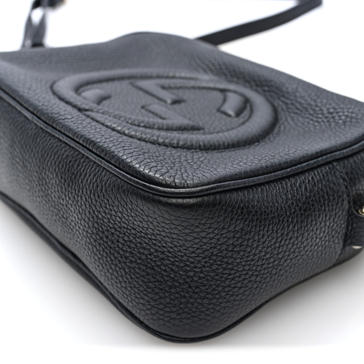 Gucci Pebbled Calfskin Small Soho Disco Bag Black 10 of 10