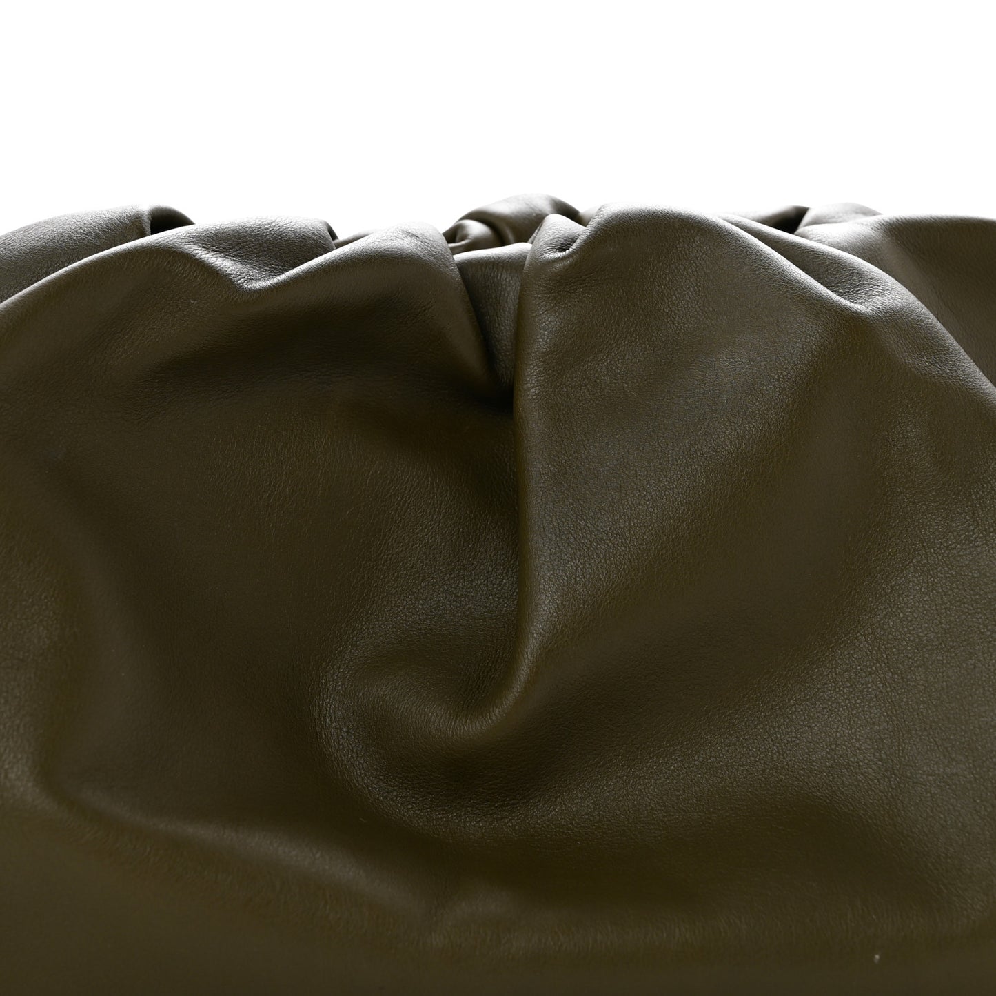 Smooth Butter Calf The Pouch Oversized Clutch Mud