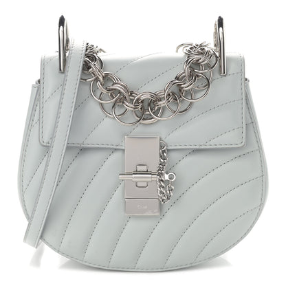 Chloe Calfskin Quilted Mini Drew Bijou Shoulder Bag Airy Grey 1 of 11