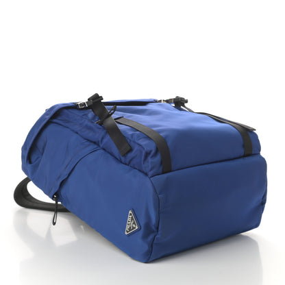 Prada Tessuto Nylon Double Buckle Backpack Royal 4 of 9