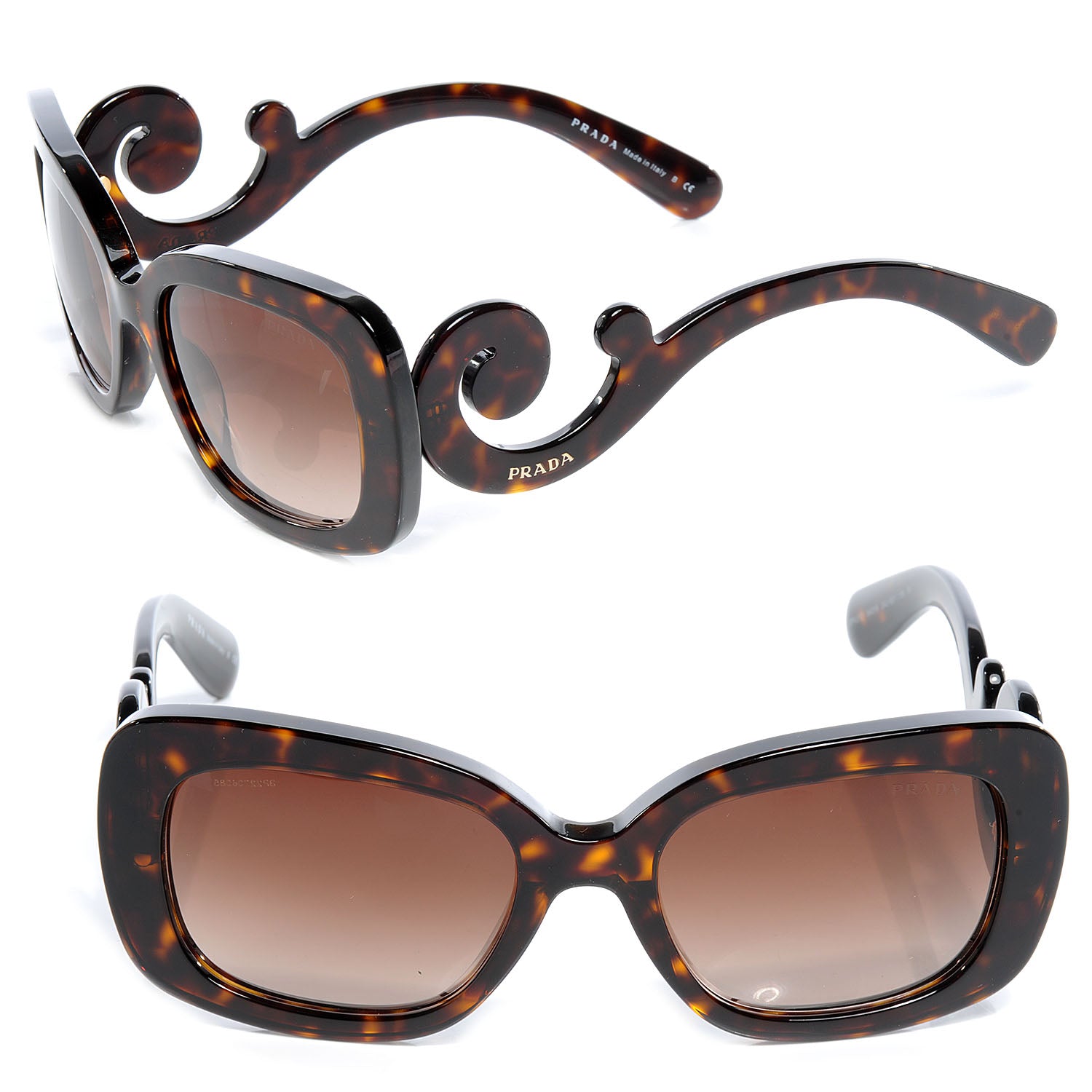 Prada Tortoise Shell Sunglasses SPR270 1 of 5
