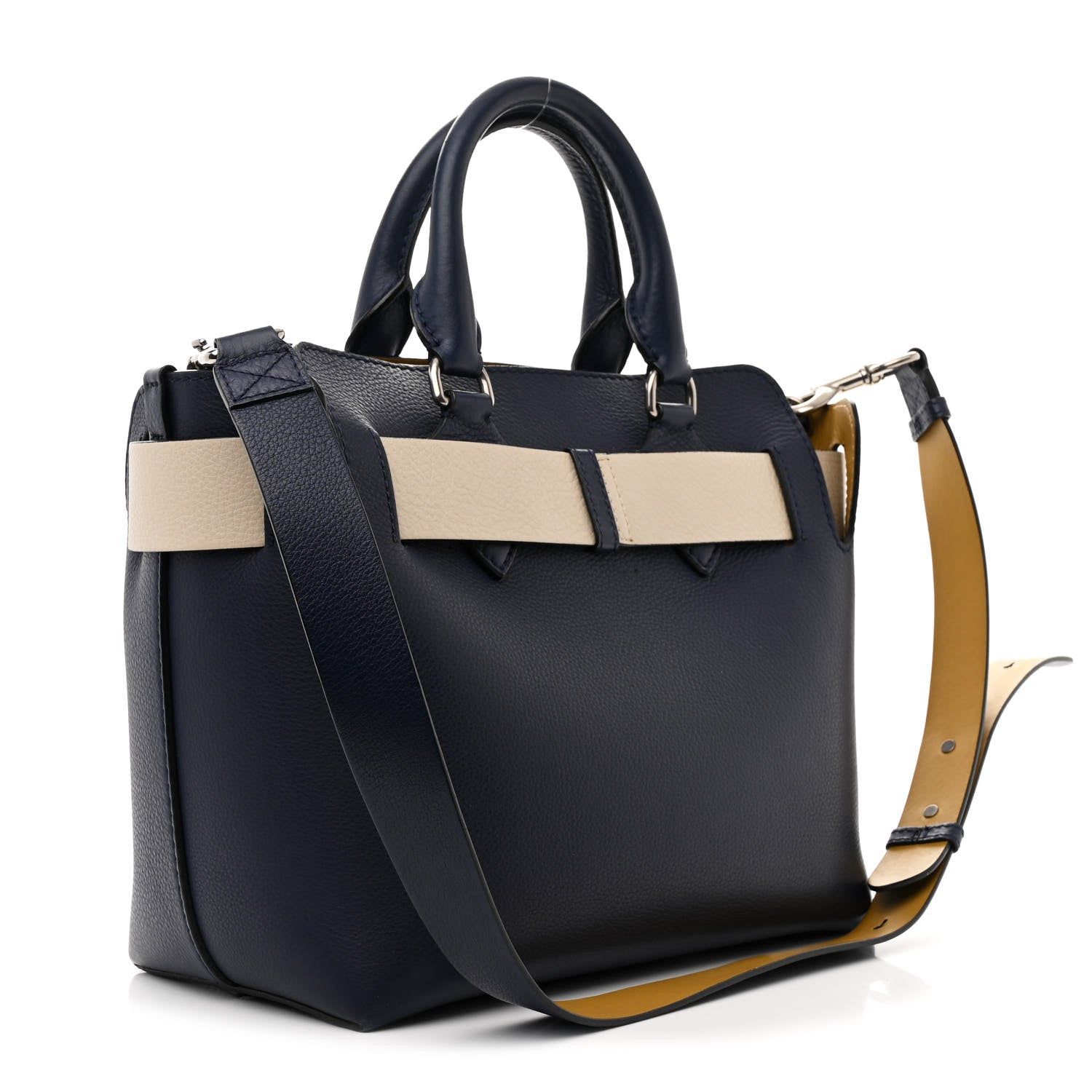 Burberry Soft Grain Calfskin Small Belt Bag Regency Blue 3 of 12