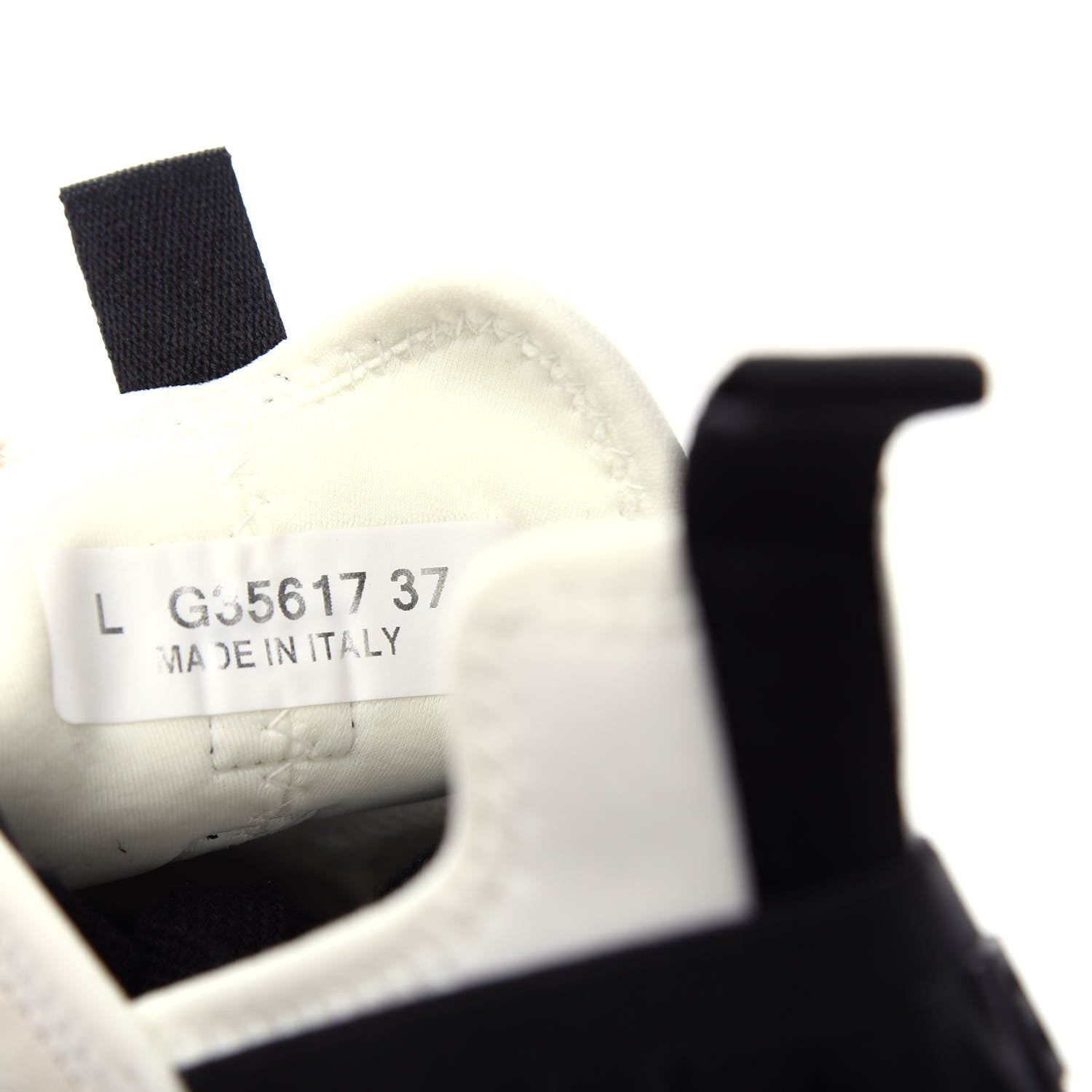 Chanel Velvet Calfskin Mixed Fibers CC Sneakers 37 Ivory Black 10 of 11