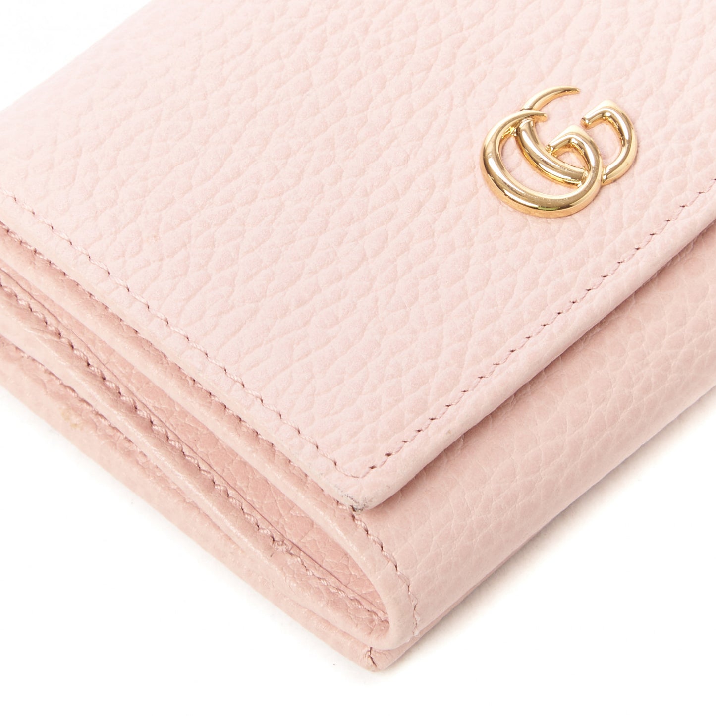 Dollar Calfskin GG Marmont Wallet Perfect Pink