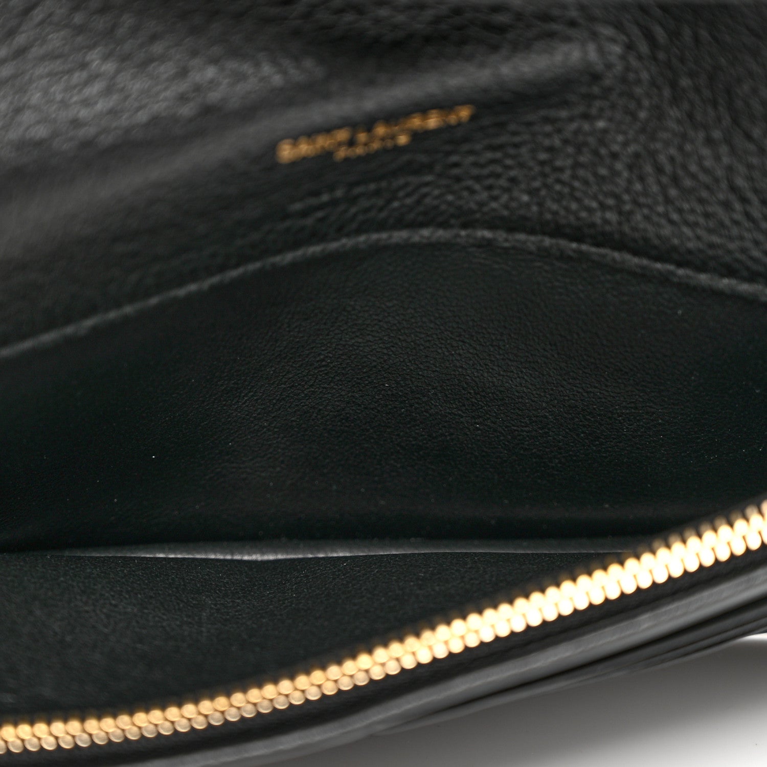 Saint Laurent Calfskin Tiny Monogram Cassandre Wallet Black 5 of 6