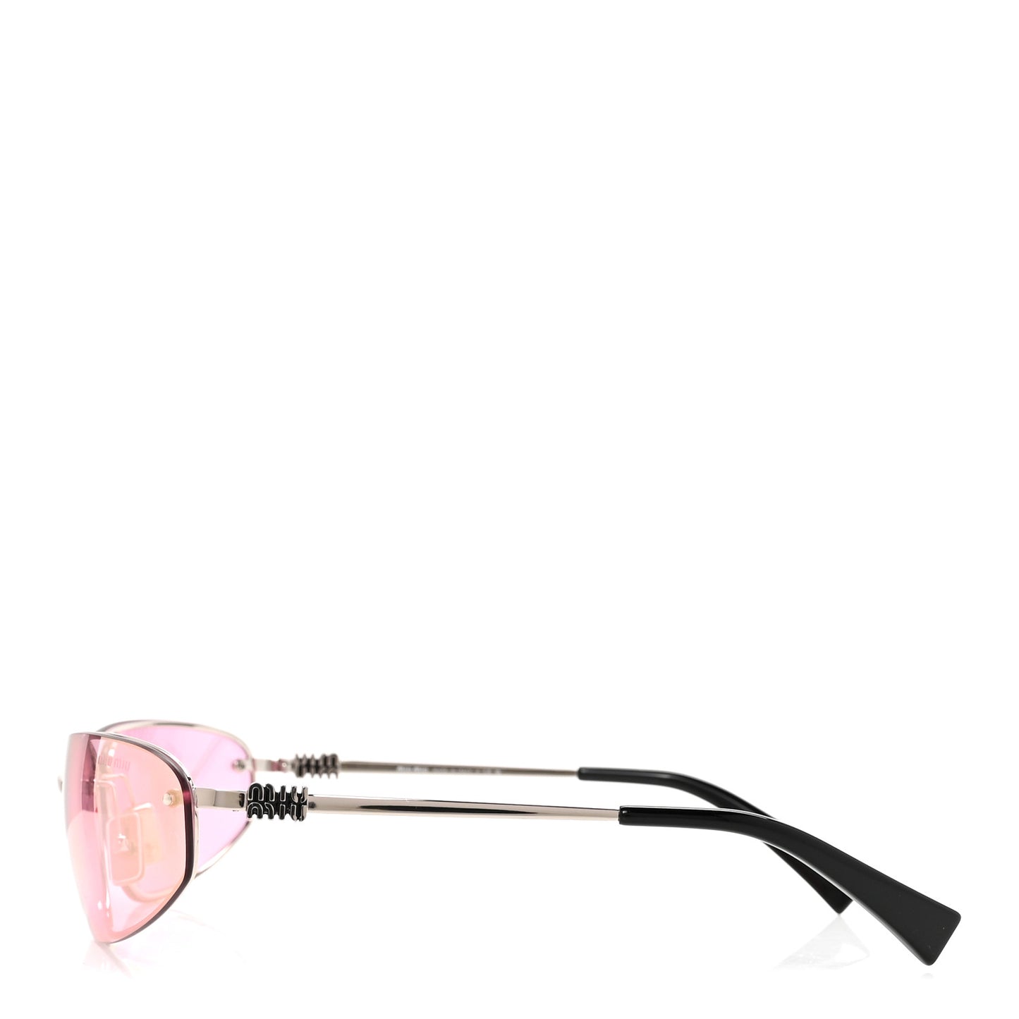 Metal Oval Sunglasses SMUA50 Pink