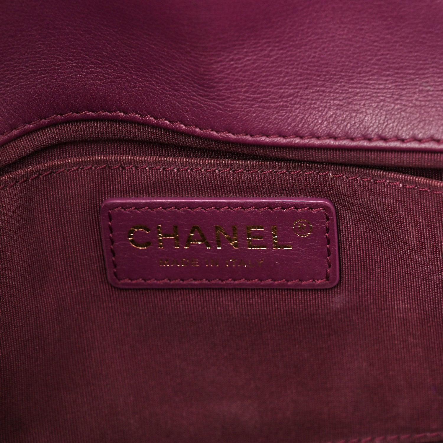 Chanel Calfskin Quilted Medium Bubbly Flap Burgundy 5 of 9
