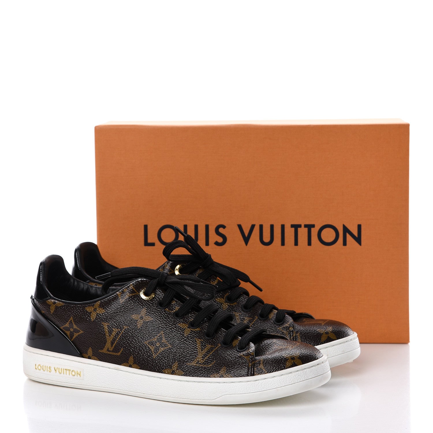 Louis Vuitton Patent Monogram Frontrow Sneakers 39 16 of 16