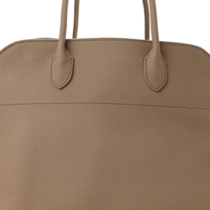 The Row Matte Grained Calfskin Soft Margaux 15 Dark Taupe 7 of 9